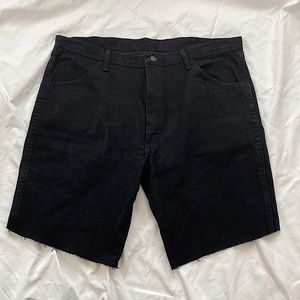 Black Jean Shorts